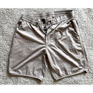 Reel Life Large Gray Adjustable Drawstring Breeze Shorts.